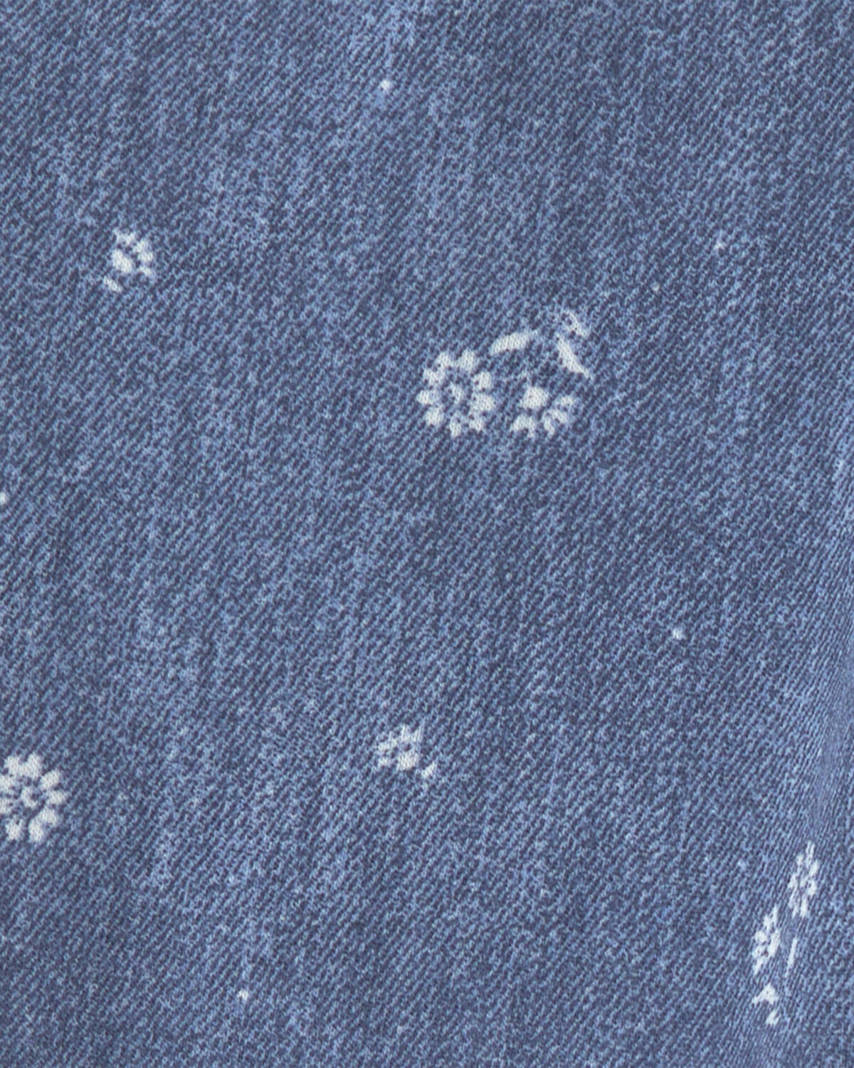 Girls Floral Drawstring Knit Joggers - Blue 3 Girls Floral Drawstring Knit Joggers - Blue
