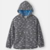 Boys Shark Raincoat - Grey 7 Boys Shark Raincoat - Grey