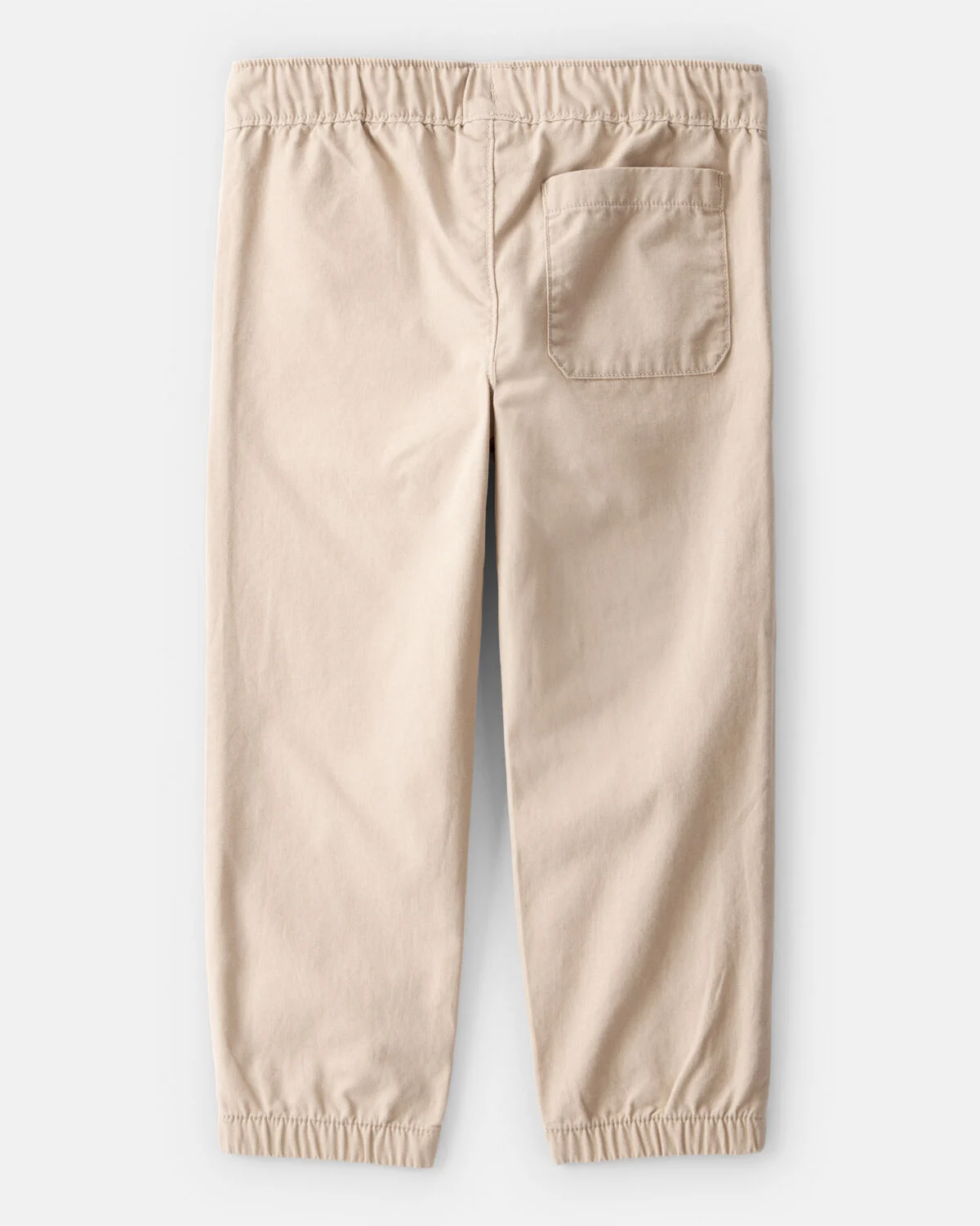 Toddler Boy Cotton Everyday Pull-On Jogger - Khaki 2 Toddler Boy Cotton Everyday Pull-On Jogger - Khaki