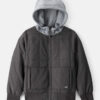 Boys Midweight Bomber Jacket - Black/Grey