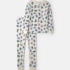 Kids 2-Piece Disney© Stitch Christmas 100% Cotton Snug Fit Pajama Set - Ivory