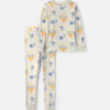 Kids 2-Piece Hanukkah DreamPlush Snug Fit Pajama Set - Cream