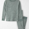 Kids 2-Piece Organic Cotton Ribbed Pajamas in Stripes