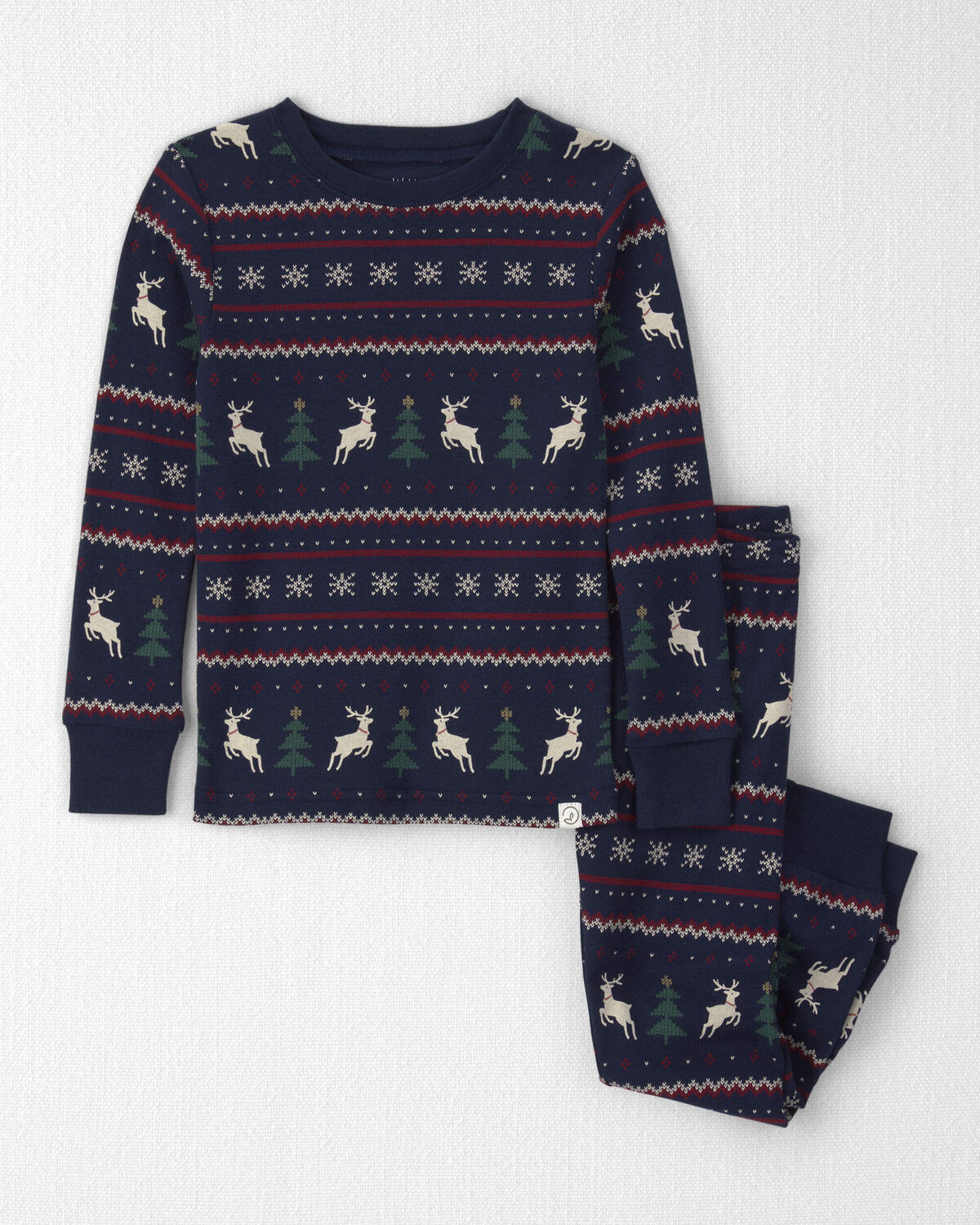 Toddler 2-Piece Organic Cotton Fair Isle Pajamas 1 Toddler 2-Piece Organic Cotton Fair Isle Pajamas