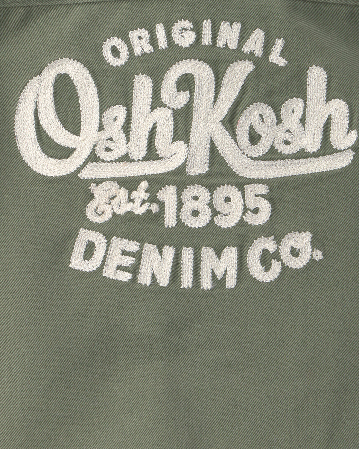 Baby Boy OshKosh Logo Short-Sleeve Button-Down Shirt - Green 4 Baby Boy OshKosh Logo Short-Sleeve Button-Down Shirt - Green