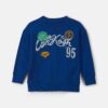 Boys 'OshKosh' Logo Pullover Sweatshirt - Navy Blue