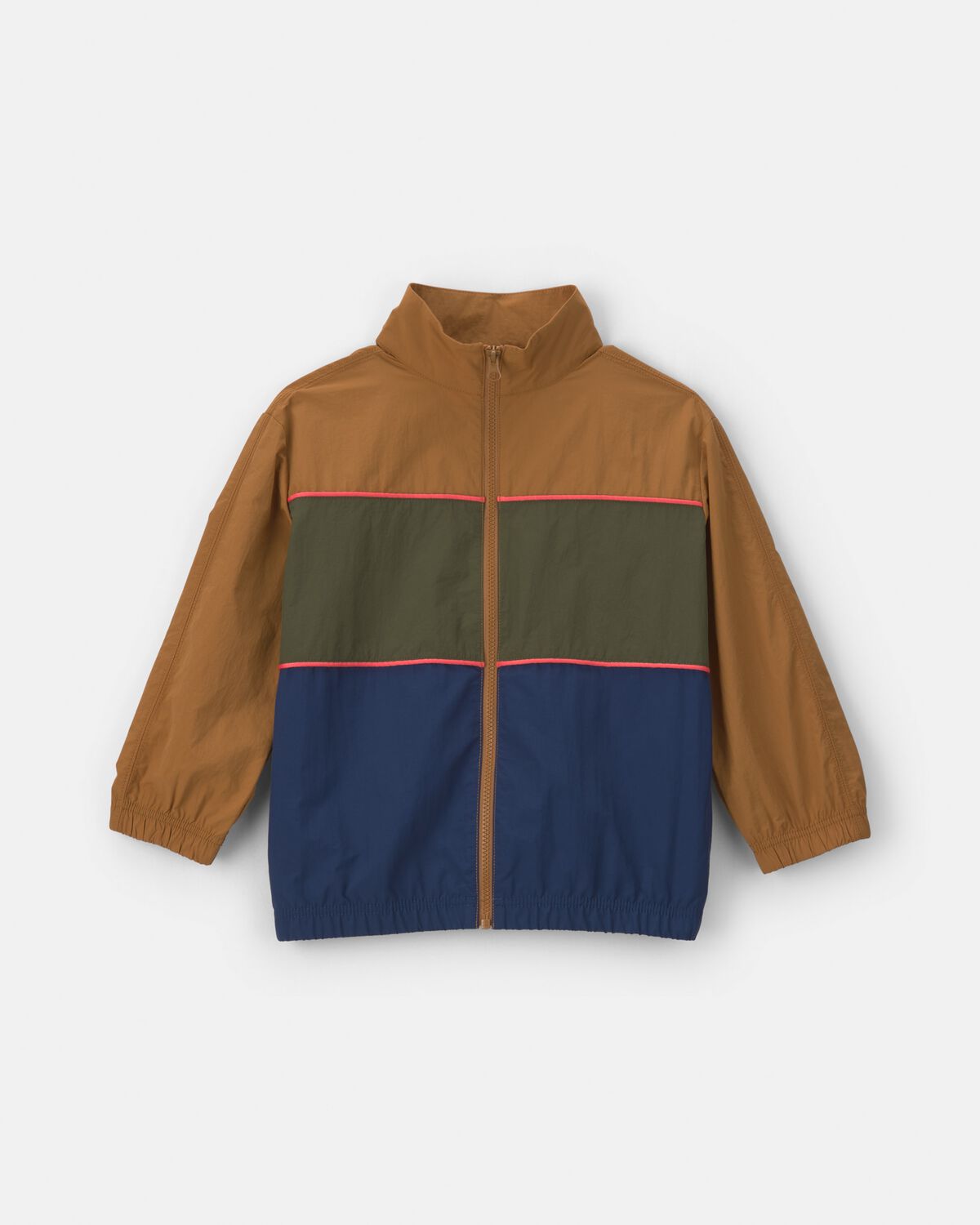 Boys Color Block Active Zip-Up Jacket 1 Boys Color Block Active Zip-Up Jacket