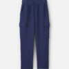 Boys Fleece Cargo Pants - Navy Blue