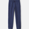 Boys Fleece Wide-Leg Pants - Navy Blue 5 Boys Fleece Wide-Leg Pants - Navy Blue
