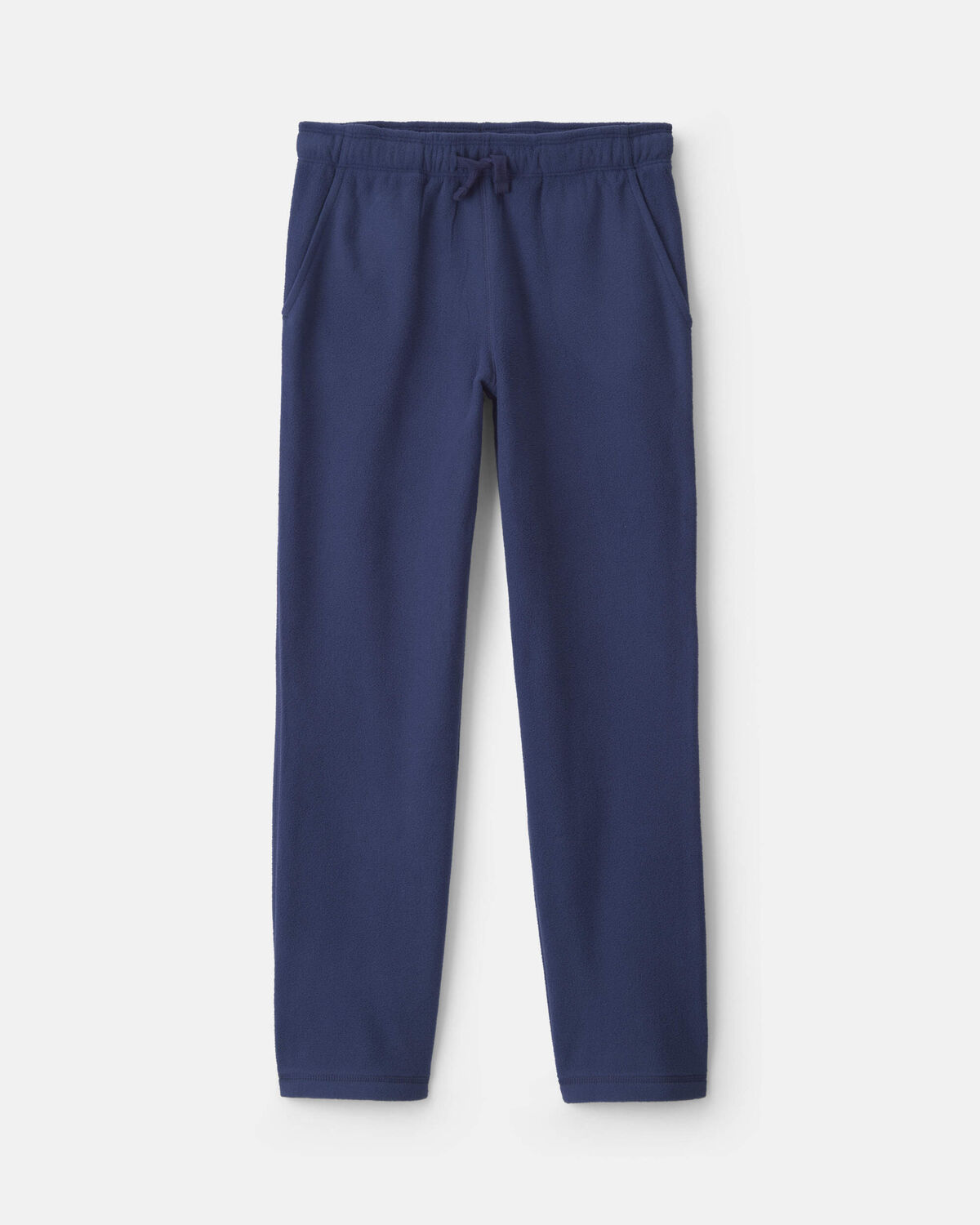 Boys Fleece Wide-Leg Pants - Navy Blue 1 Boys Fleece Wide-Leg Pants - Navy Blue