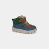 Toddler Boy Color Block High Top Boots - Blue/Brown/Green 14 Toddler Boy Color Block High Top Boots - Blue/Brown/Green