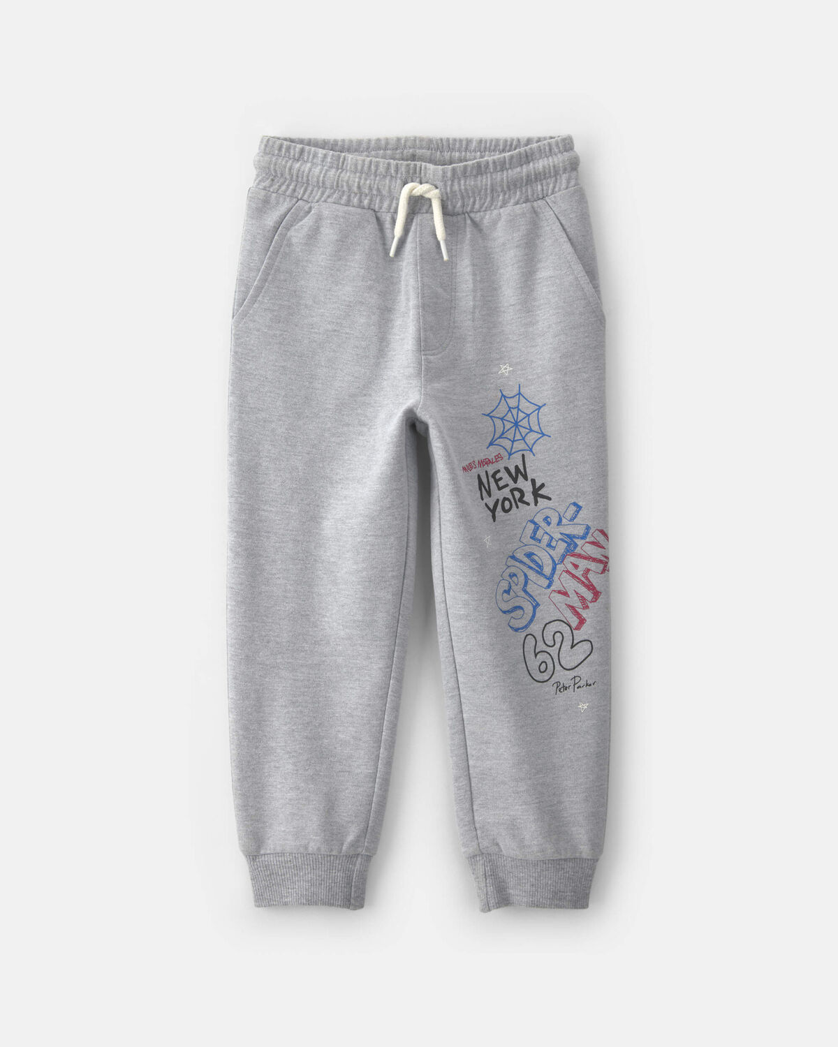 Toddler Boy 'New York' ©Marvel Spider-Man Joggers - Grey