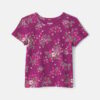 Toddler Girl Floral Top - Purple