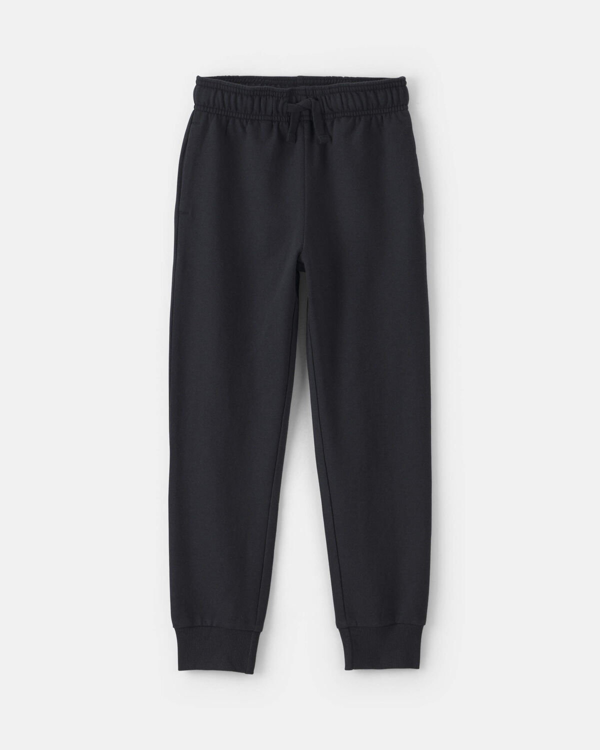 Baby Boy Pull-On Drawstring Joggers - Black