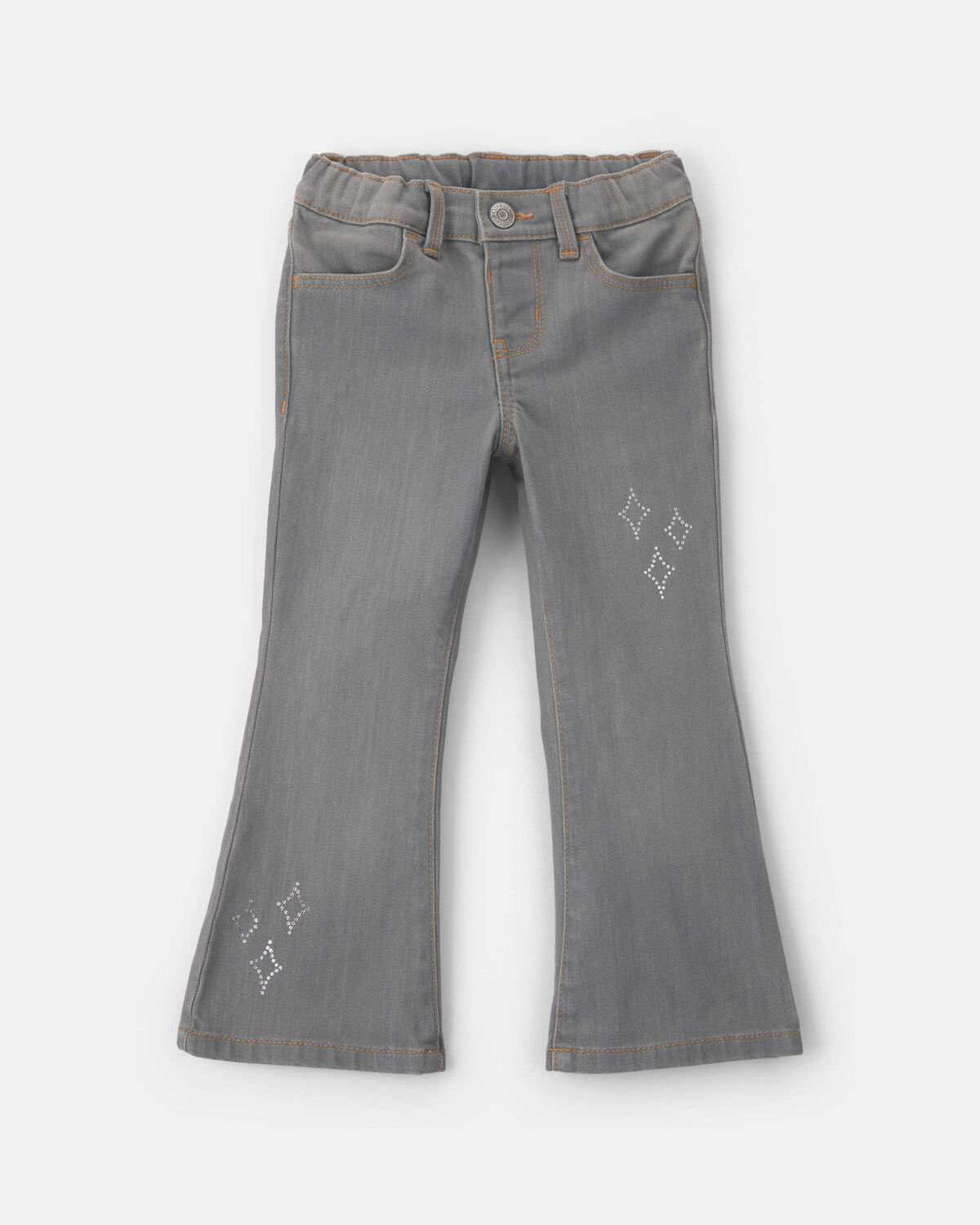 Toddler Girl Diamond Denim Straight Jeans - Dark Wash