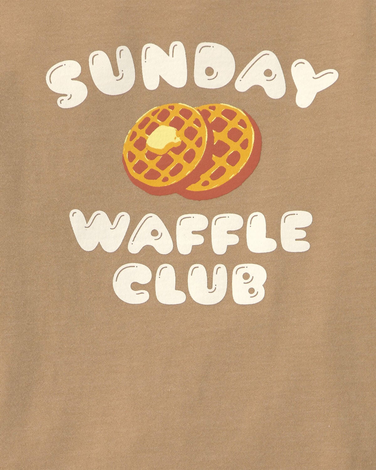 Toddler Boy 'Sunday Waffle Club' Long-Sleeve Graphic Tee - Brown 2 Toddler Boy 'Sunday Waffle Club' Long-Sleeve Graphic Tee - Brown
