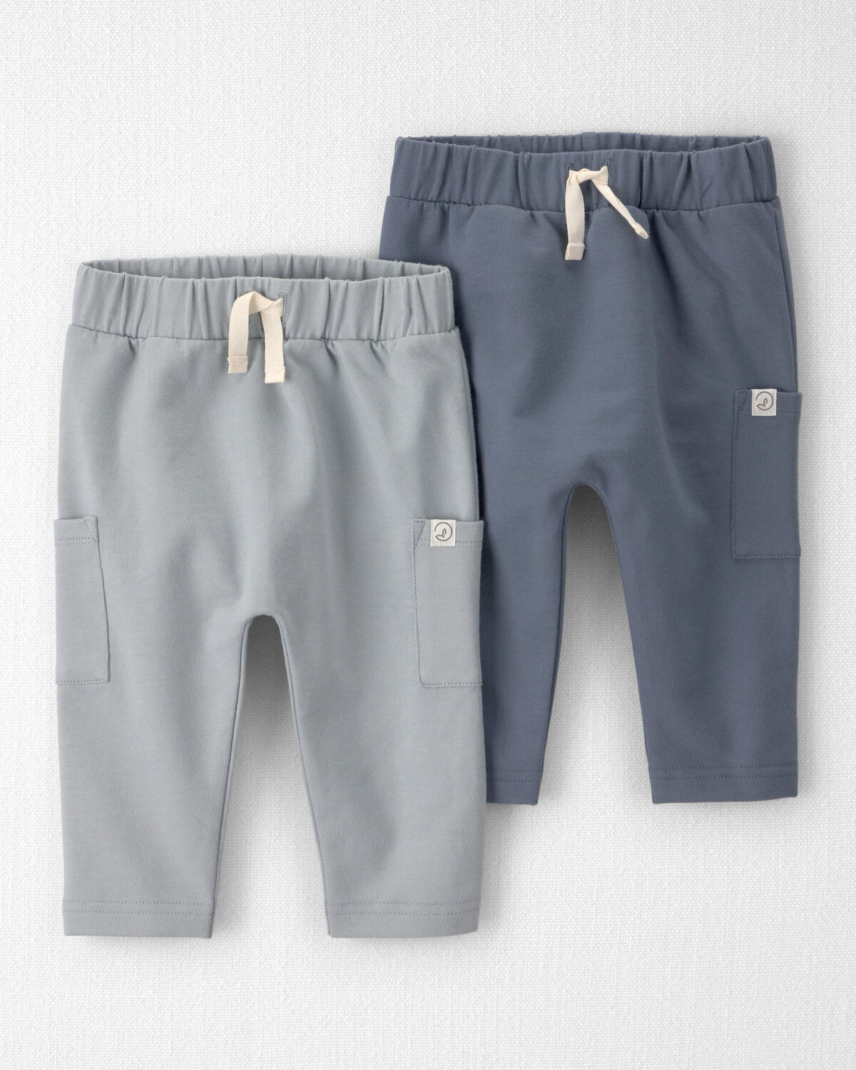 Baby 2-Pack Organic Cotton French Terry Joggers 1 Baby 2-Pack Organic Cotton French Terry Joggers