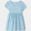 Baby Girl Floral Ladybug Short-Sleeve Dress - Blue
