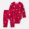 Baby 2-Piece Christmas PurelySoft™ Long-Sleeve Bodysuit & Pant Set - Red