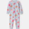 Toddler Girl 1-Piece Festival Treats DreamPlush Snug Fit Pajama - Blue 7 Toddler Girl 1-Piece Festival Treats DreamPlush Snug Fit Pajama - Blue