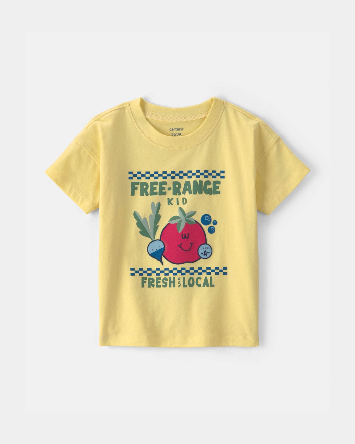 Toddler Farmers Market Graphic Tee - Yellow 1 Toddler Farmers Market Graphic Tee - Yellow