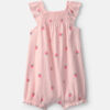 Baby Girl Strawberry Romper - Pink 7 Baby Girl Strawberry Romper - Pink