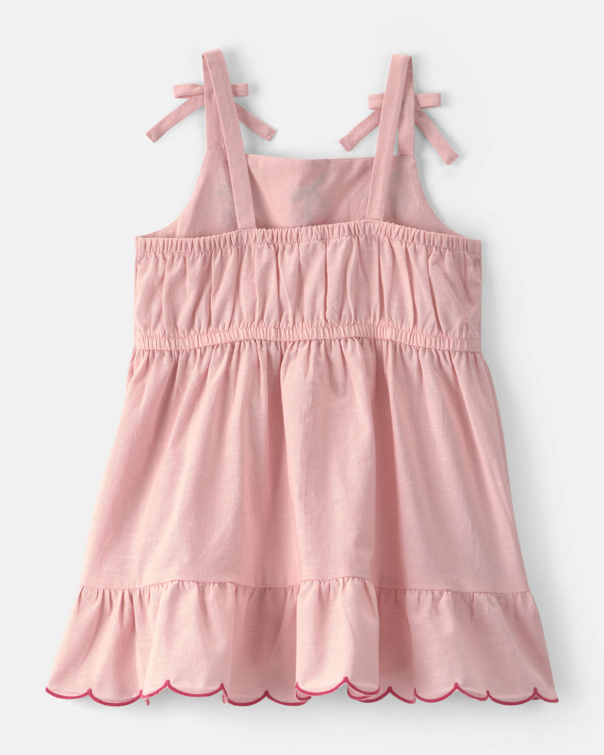 Toddler Girl Cherry Sleeveless Dress - Pink 2 Toddler Girl Cherry Sleeveless Dress - Pink