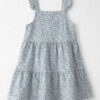 Toddler Girl Organic Cotton Tiered Dress in Meadow Bloom