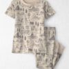 Toddler 2-Piece Organic Cotton Pajamas in Stars Stripes and Sights