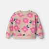 Toddler Girl Flower Fleece Pullover Sweatshirt 13 Toddler Girl Flower Fleece Pullover Sweatshirt