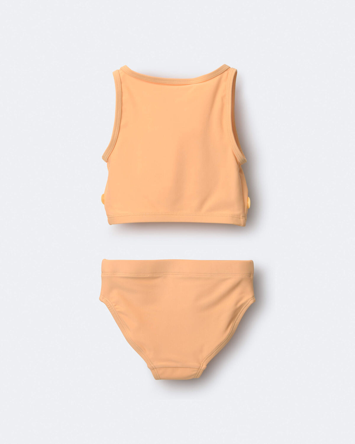 Toddler Girl Floral Tankini Set - Orange 4 Toddler Girl Floral Tankini Set - Orange
