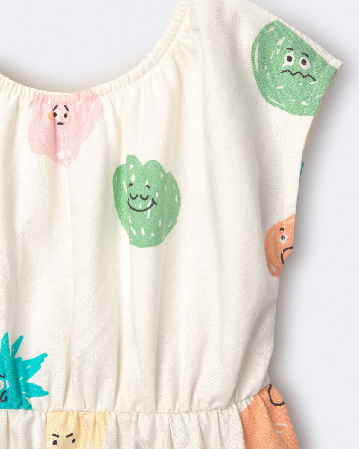 Toddler Girl Avenue Twirl™ Dress in Character Print - Cream 6 Toddler Girl Avenue Twirl™ Dress in Character Print - Cream