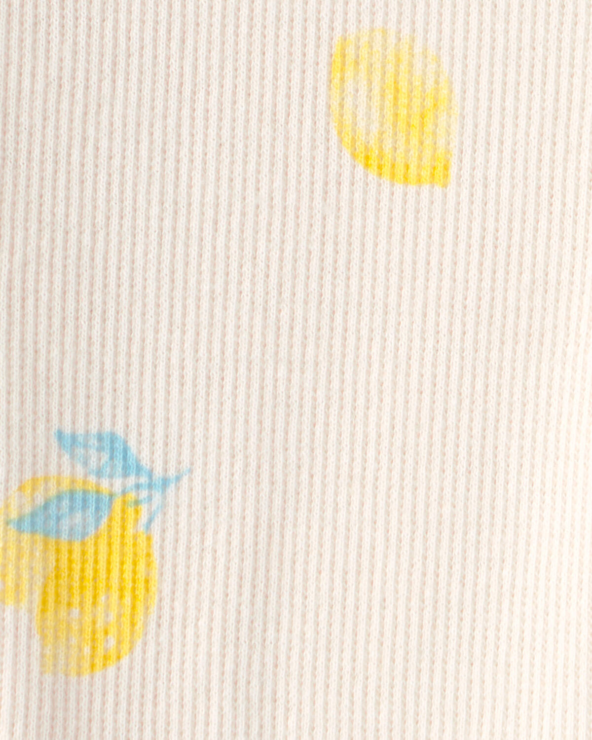 Baby Girl Lemon Rib Pants - Ivory 3 Baby Girl Lemon Rib Pants - Ivory