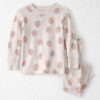 Baby Girl 2-Piece Organic Cotton Ribbed Pajama Set in Strawberry Print