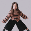 Toddler Girl Wide Leg Pocket Pant - Black