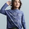 Toddler Hot Cocoa Club' Long-Sleeve Pocket Relaxed Graphic Tee - Dark Blue