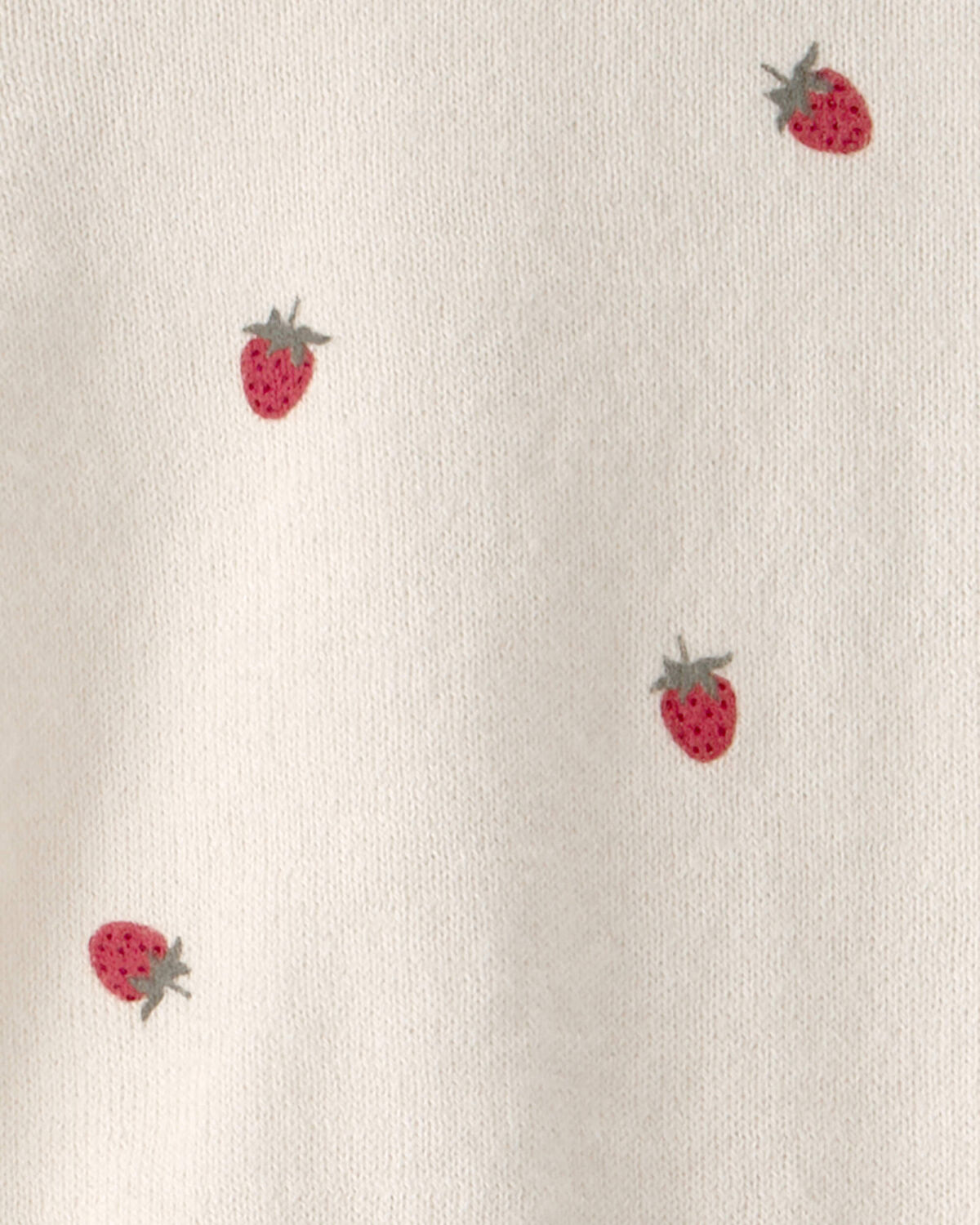 Baby Girl 2-Piece Organic Cotton Sweater Set in Berry Print 5 Baby Girl 2-Piece Organic Cotton Sweater Set in Berry Print