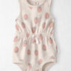 Baby Girl Organic Cotton Romper in Strawberry Print 9 Baby Girl Organic Cotton Romper in Strawberry Print