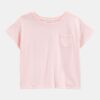 Kid Solid Short-Sleeve Fashion Top - Pink