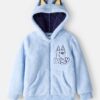 Toddler Boy Bluey™ Sherpa Hooded Zip-Up Jacket - Blue