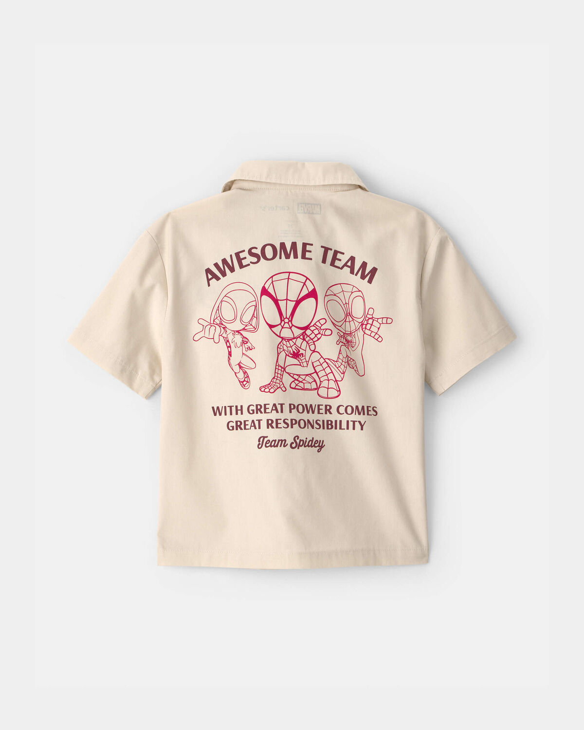Toddler Boy 2-Piece ©Marvel Spider-Man Top & Short Set - Cream 2 Toddler Boy 2-Piece ©Marvel Spider-Man Top & Short Set - Cream