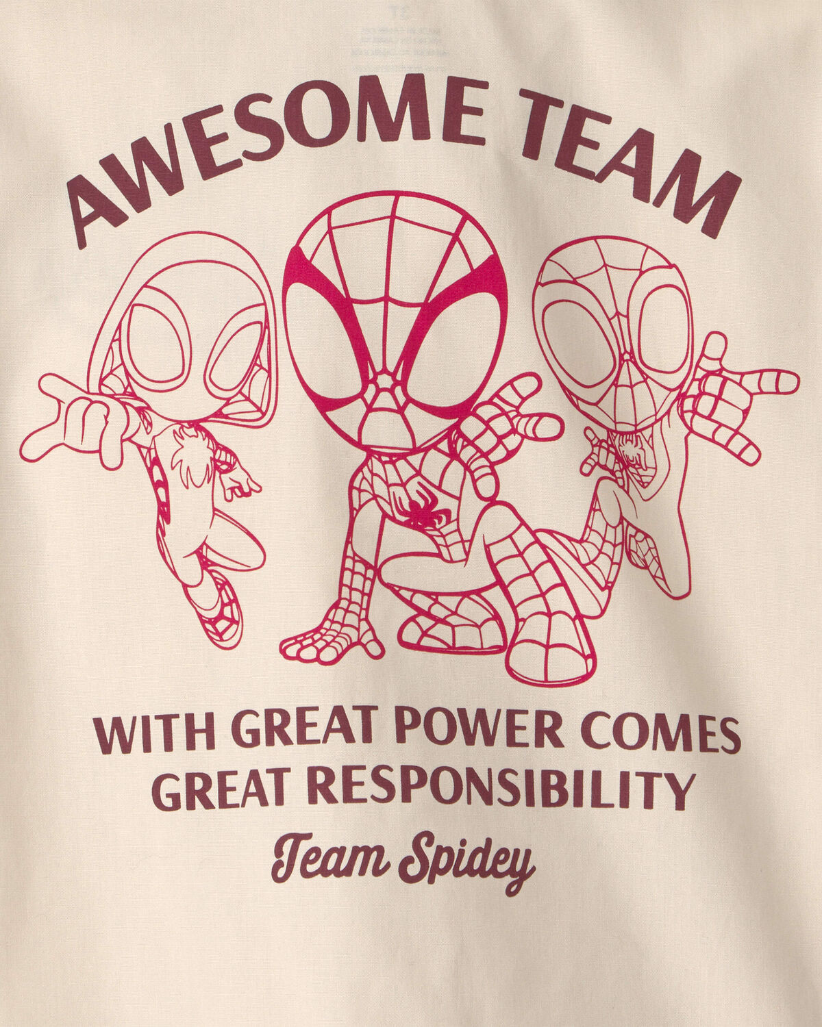 Toddler Boy 2-Piece ©Marvel Spider-Man Top & Short Set - Cream 5 Toddler Boy 2-Piece ©Marvel Spider-Man Top & Short Set - Cream