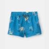 Baby Boy Dinosaur Soccer Mesh Shorts - Blue 7 Baby Boy Dinosaur Soccer Mesh Shorts - Blue