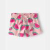 Baby Girl Watermelon French Terry Shorts - Pink