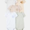 Baby 5-Pack Animals Short-Sleeve Cotton Bodysuits 6 Baby 5-Pack Animals Short-Sleeve Cotton Bodysuits
