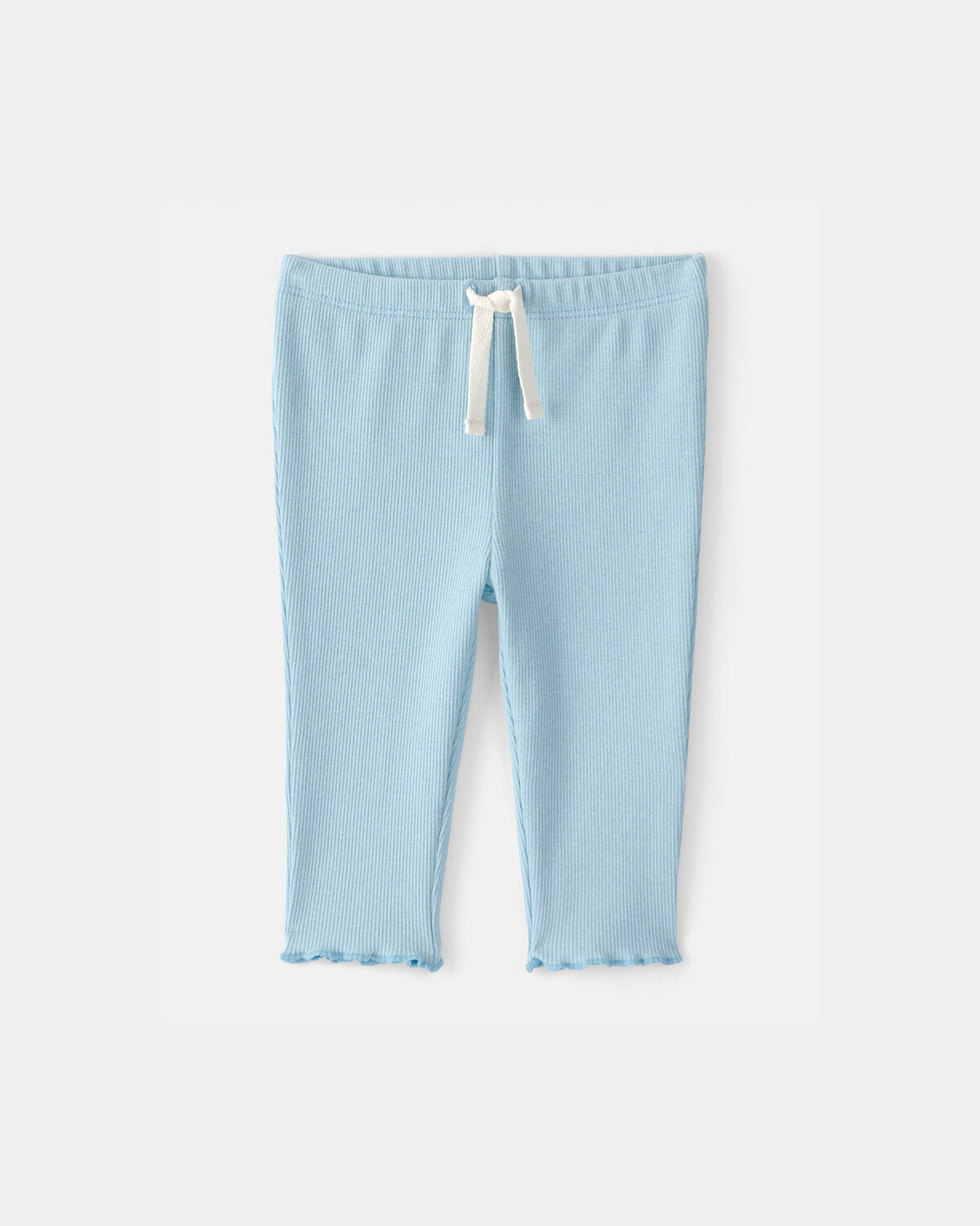 Baby Girl Rib Pants - Blue
