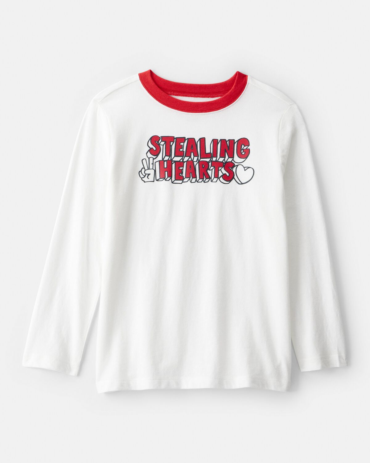 Boys Stealing Hearts Long-Sleeve Graphic Tee - Ivory 1 Boys Stealing Hearts Long-Sleeve Graphic Tee - Ivory