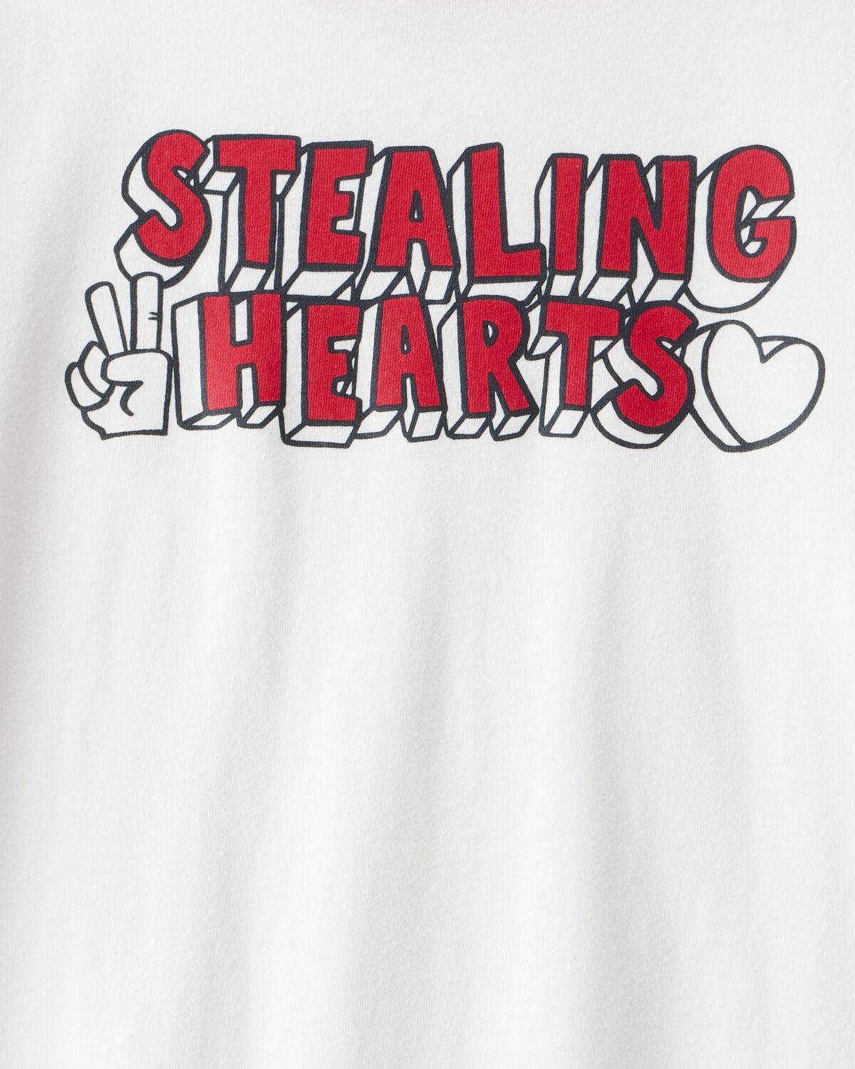 Boys Stealing Hearts Long-Sleeve Graphic Tee - Ivory 2 Boys Stealing Hearts Long-Sleeve Graphic Tee - Ivory
