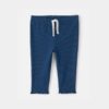 Baby Girl Rib Pants - Navy Blue 12 Baby Girl Rib Pants - Navy Blue