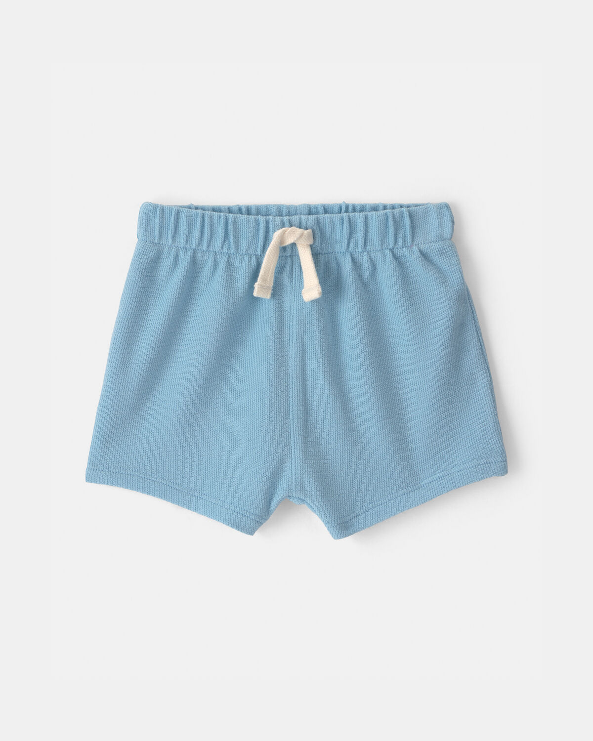 Baby Boy Drawstring Shorts - Blue 1 Baby Boy Drawstring Shorts - Blue